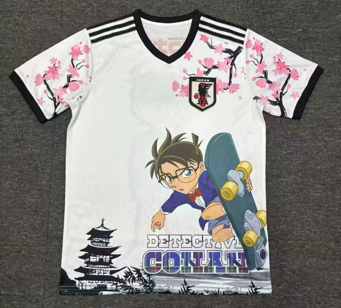 AAA Quality Japan 25/26 Special White/Pink Conan Soccer Jersey